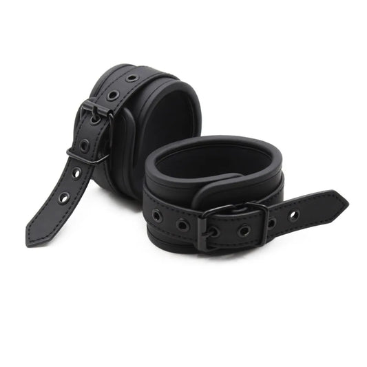 Thierry Adjustable Erotic PU Leather Handcuffs