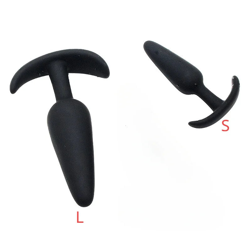 3 Sizes 100% Soft Silicone Adult Plug