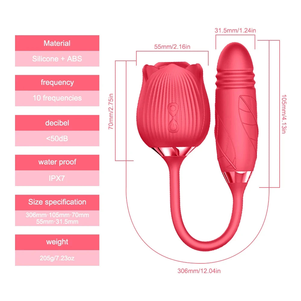 10 Speed Vibrating Clit Sucking Vibrator