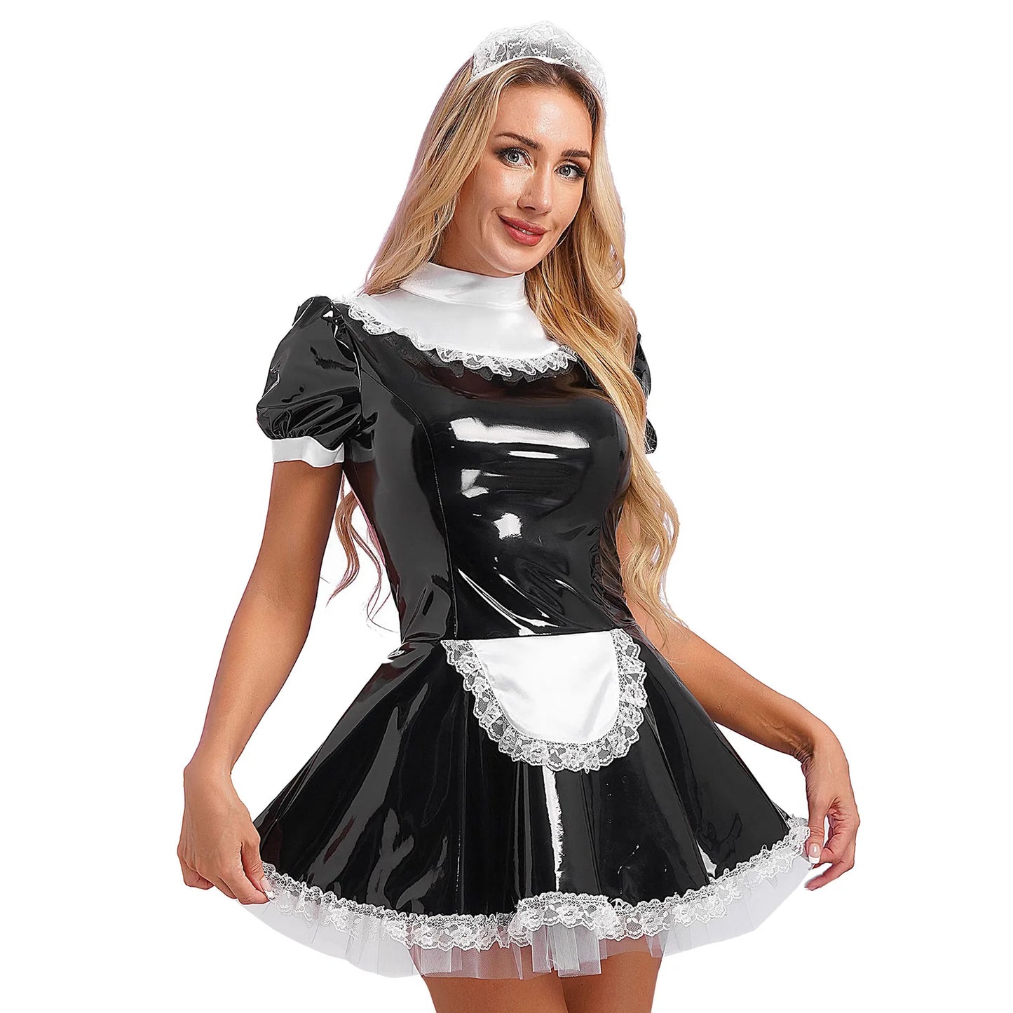 Sexy French Maid Lolita Roleplay Costumes