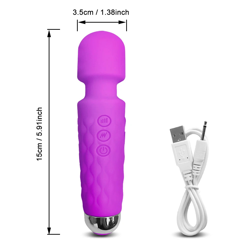 AV Magic Wand 20 Modes Vibrator