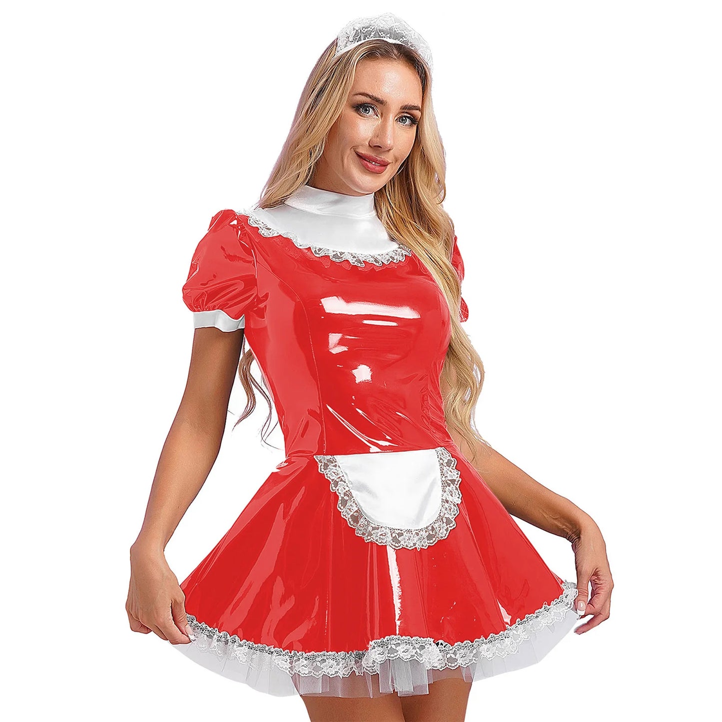 Sexy French Maid Lolita Roleplay Costumes