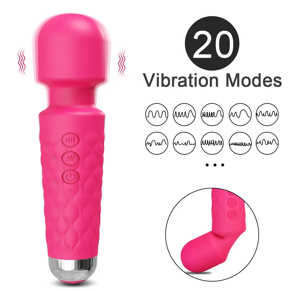 AV Magic Wand 20 Modes Vibrator