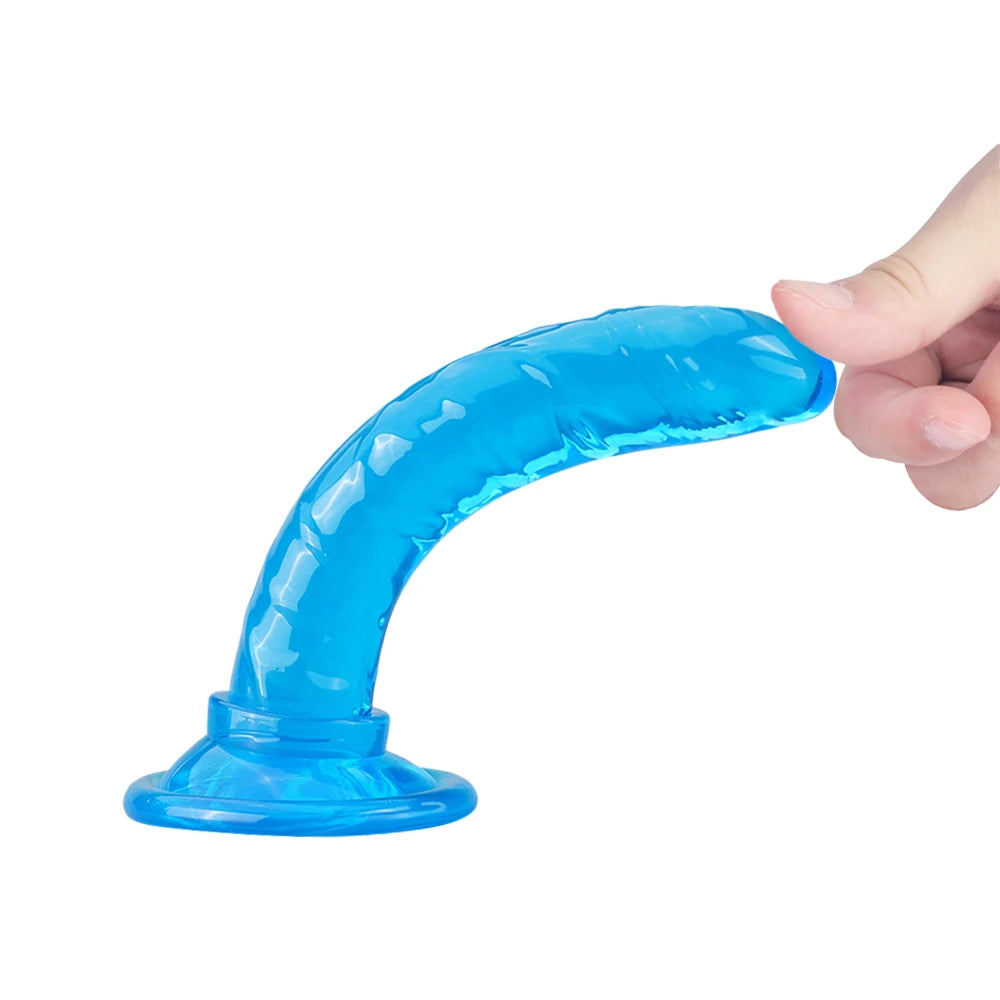 Realistic Dildo With Suction Cup Jelly Dildos