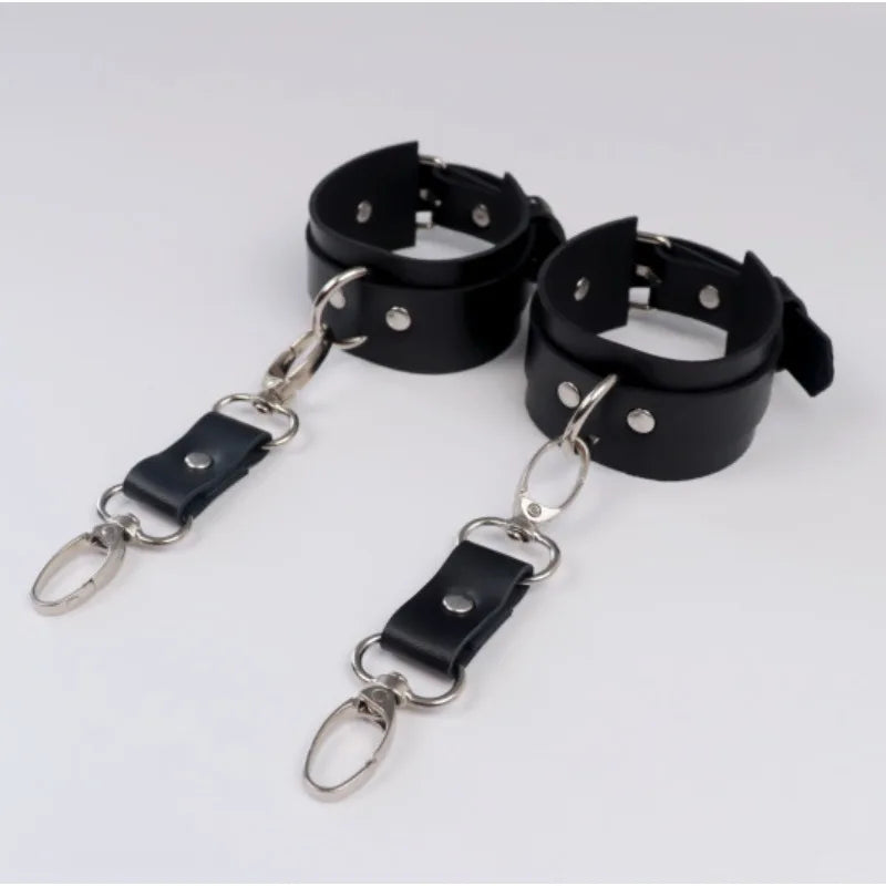 PU Leather Body Harness Cuffs