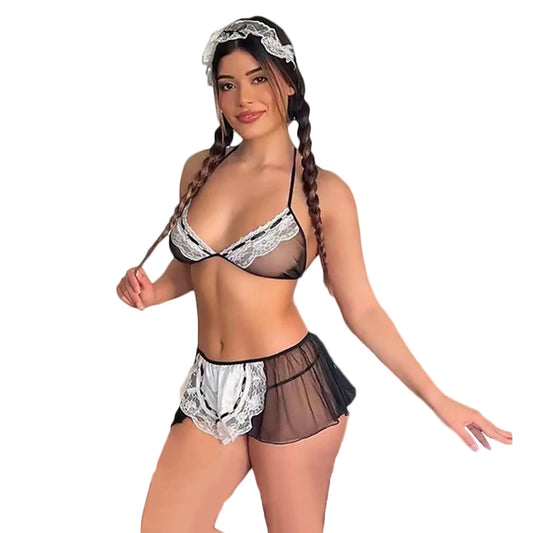 Sexy Maid Servant Role Play Outfit 